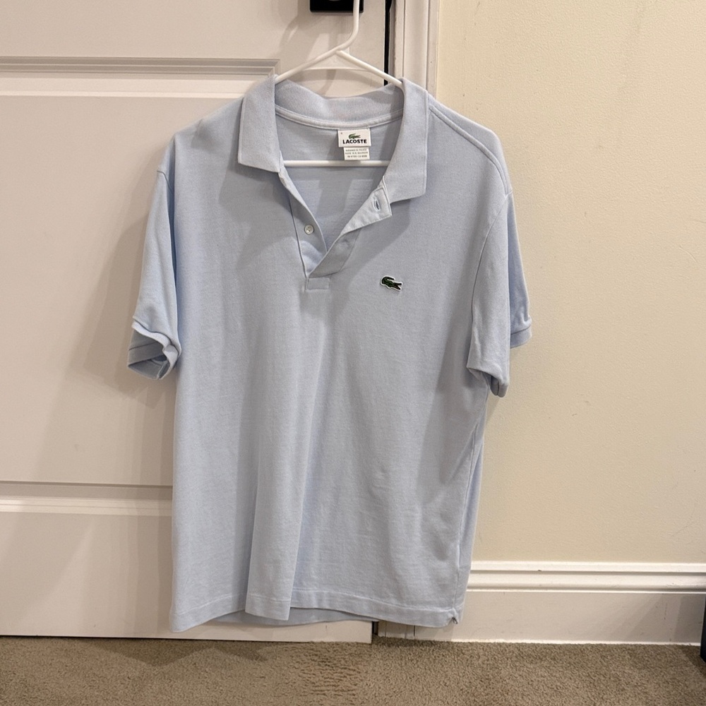Lacoste Men's Sky Blue Polo Shirt